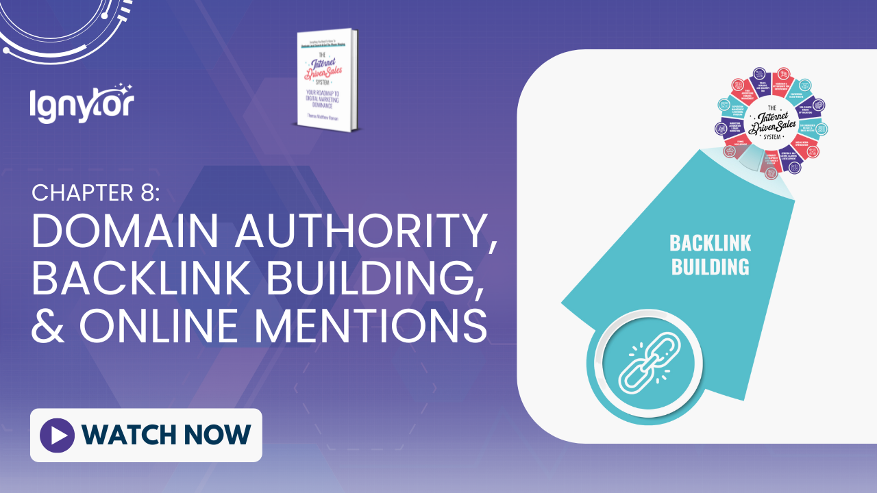Chapter 8: Backlink Building and External Validation